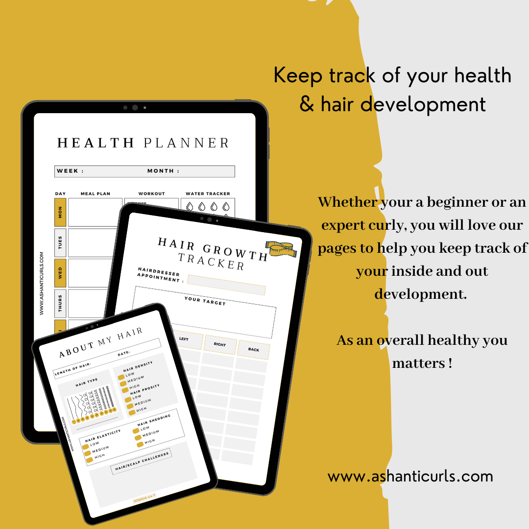 E-Planner: Curly Hair and Faith Planner