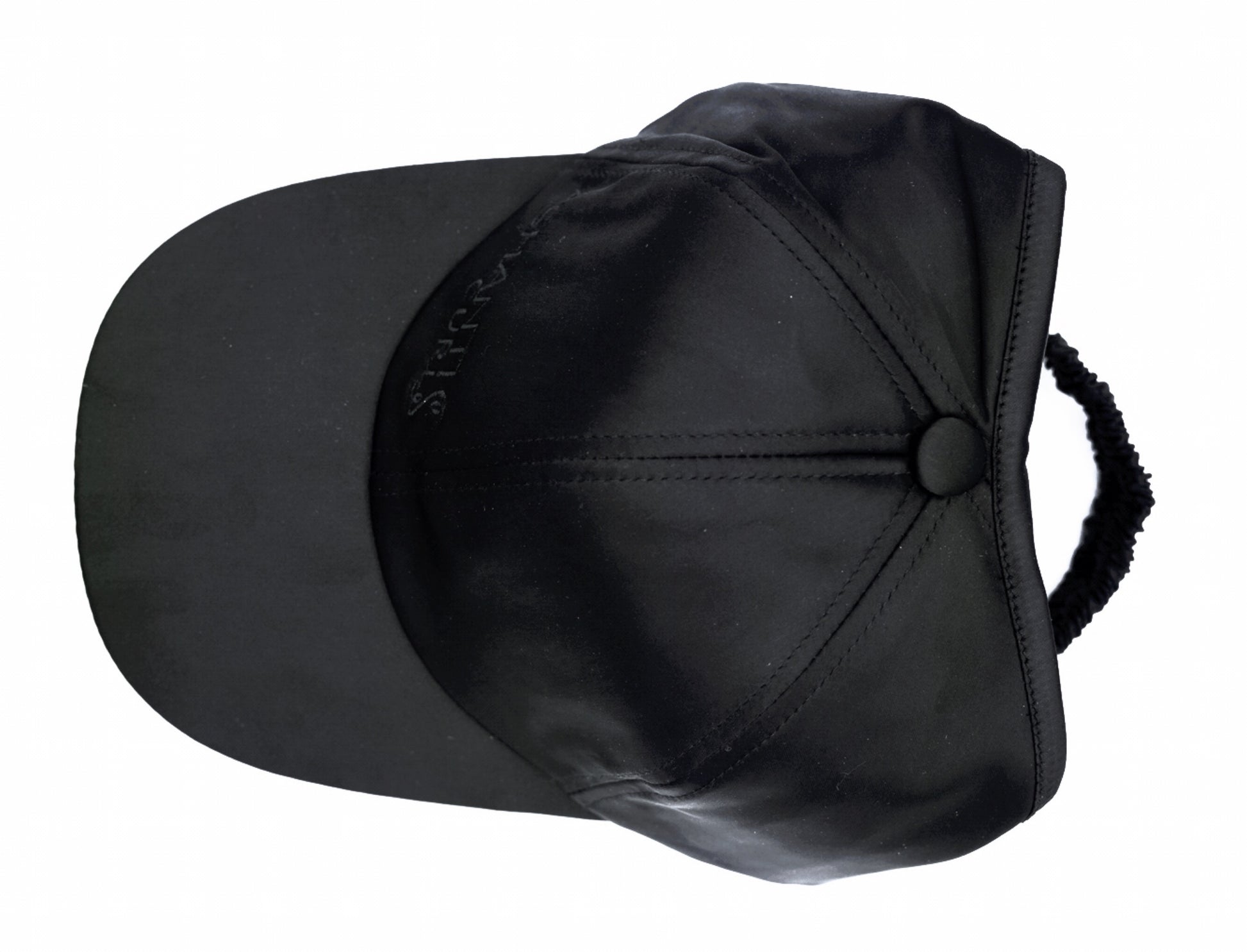 Ashanti Curls- Satin Lined Curly Cap- Half Unstructured Cap