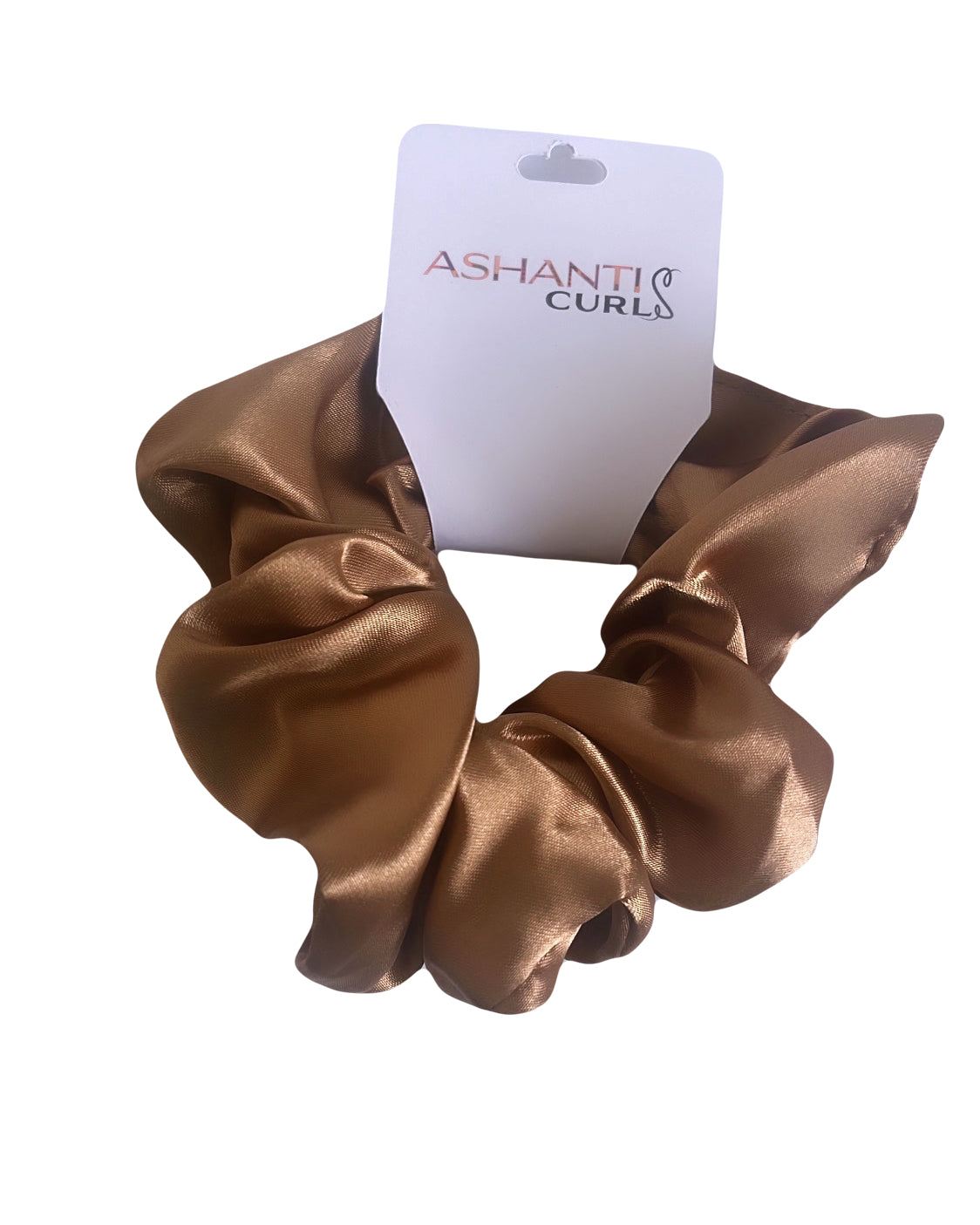 Satin Scrunchie- Bronze Gold