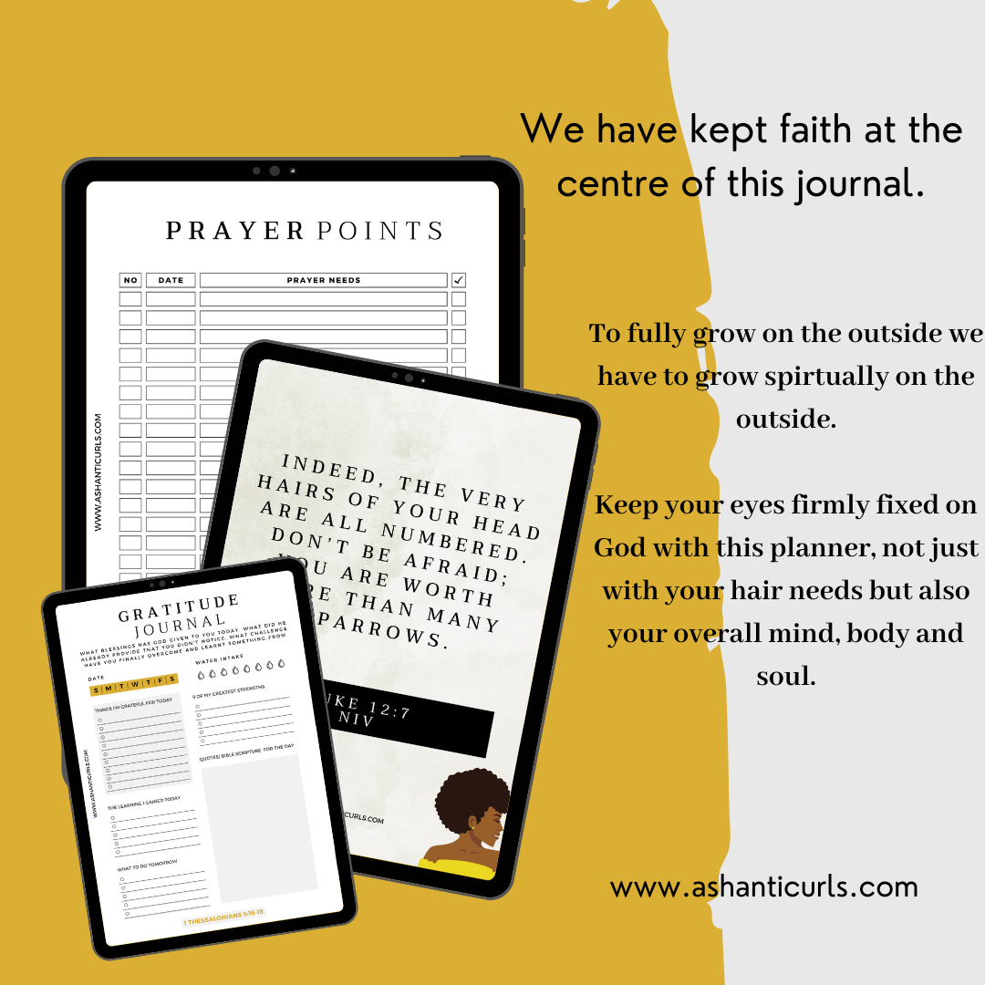 E-Book: Curly Hair and Faith Planner