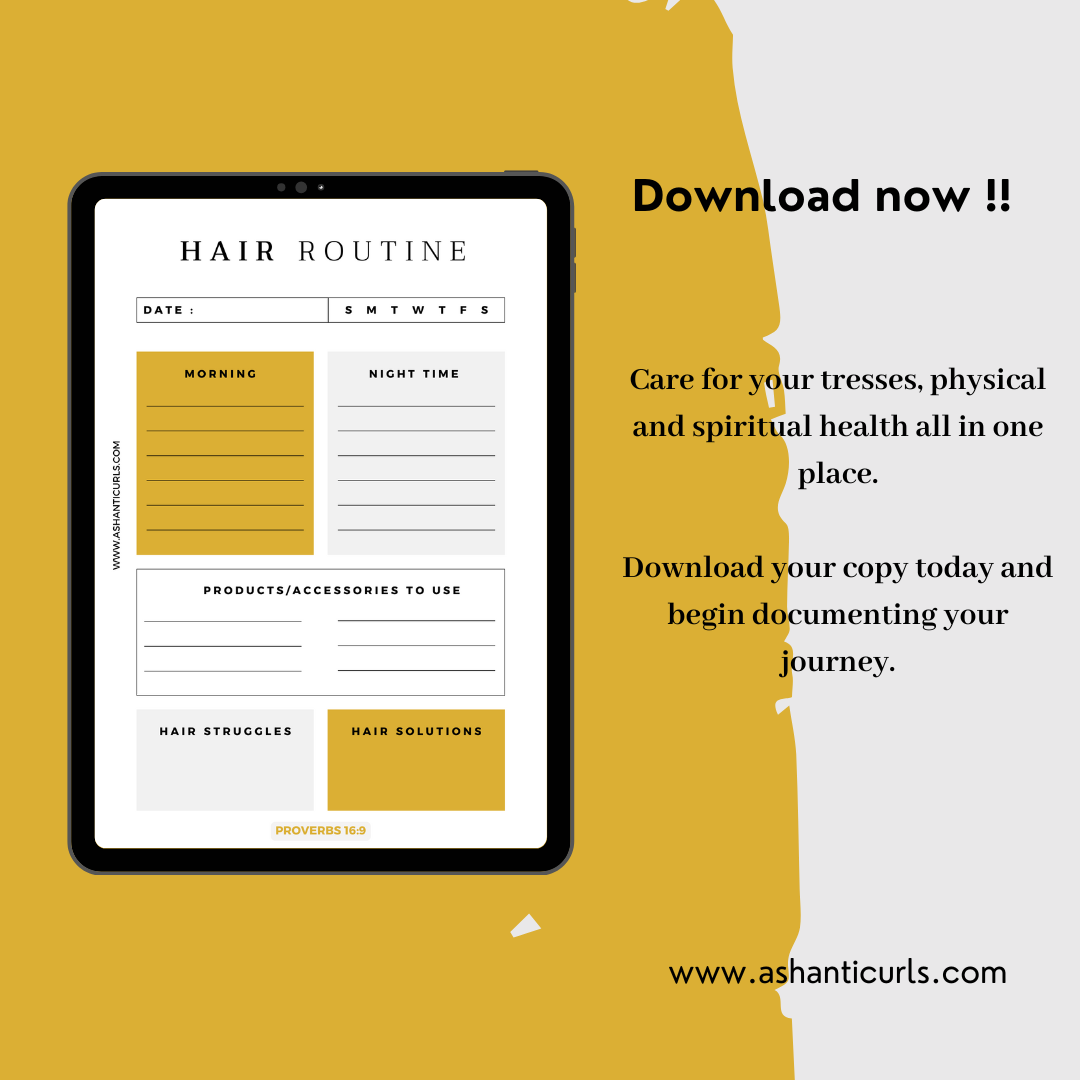 E-Book: Curly Hair and Faith Planner