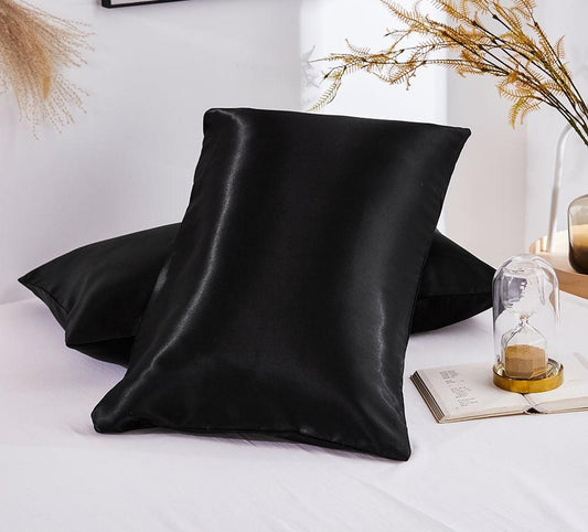 Double Satin Pillowcase- Black Bundle